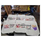 VAIPI 6 Pack Teacher Appreciation Gifts Teacher Tote Bags Teacher Gifts Bags Canvas