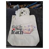 VAIPI 6 Pack Teacher Appreciation Gifts Teacher Tote Bags Teacher Gifts Bags Canvas
