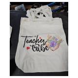 VAIPI 6 Pack Teacher Appreciation Gifts Teacher Tote Bags Teacher Gifts Bags Canvas