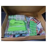 Football Party Disposables Set, Game Day Decorations with Cutlery, Banner, Knife, Food Box, Stadium Tray, 88 Pieces
