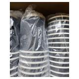 DAILYLIFE 12oz Insulated Black Disposable Coffee Cups with Lids- 100 Pack, To Go Coffee Cups for Hot Drinks, Leak Proof Design, Ideal for Cafes, Offices, Paries and Family