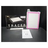 Light Pad Drawing A4 Tracing Light Table NXENTC LED Copy Board Ultra-Thin Display Pad Brightness Adjustable Stencil Artist Art Tracing Tatto Table Pink