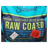 Stewart LAMB& VEGETABLE RECIPE DOGFOOD RAW COATED 10lb bag BB 12/1/2025