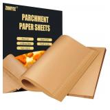 Lot of 2 Parchment Paper Baking Sheets 8.5X9.5 10, Non-Stick Precut Baking Parchment for Baking Air Fryer Steaming Bread Cup Cake Cookie and More