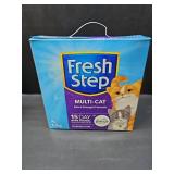 Fresh Step Multi-Cat Scented Clumping Cat Litter with the Power of Febreze 14 lbs - Retail: $55