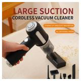 Vacuum Cleaner,Handheld Car Vacuum Cleaner,and Air Duster,Multi-Nozzles,for Car, Office,Home
