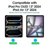 amFilm Screen Protector for iPad Pro 13 inch OLED M4, iPad Air 13 inch M2 6 Generation [2024 Release] Tempered Glass [Face ID & Apple Pencil Pro & Case Compatible] [ Anti-Scratch] [99.99% HD Clear]