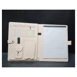 Vegan Leather Padfolio for Women - Portfolio Binder, Executive Notepad Holder, Legal Pad Portfolios, Leather Folder, Folio Organizer for Business, Office and Travel - Elegant Design for Documents