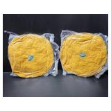 Pumpkin Throw Pillows Stuffed Pumpkins Plush Cushion Simulated Pumpkin Shaped Sofa Fluffy Decoration for Thanksgiving Fall Home Decoration(Orange, 11.8 x 8 inch) Pack of 2