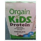 Orgain Kids Protein Chocolate Nutritional Shake 12-Pack. BB September 16 2025