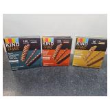 KIND Thins Variety Pack - Low Calorie Snack Bars. 3 Boxes of 10 Per