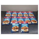 McCormick Beef Stew Seasoning Mix - Bulk Lot of 12 Packets. BB Sept 18 2025