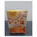 Simple Mills Pop Mmms Cheddar Crackers - 3 Pack. BB  August  11 2025