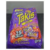 Mini Takis Fuego Party Pack - Hot Chili Pepper & Lime. BB July 2025