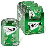 Trident Unwrapped Spearmint Sugar Free Gum, 6 Bottles of 50 Pieces (300 Total Pieces) BB May 3 2025