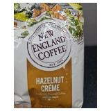 New England Coffee Hazelnut Creme Ground Coffee 22 oz. BB 9 3 2025