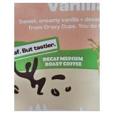 Crazy Cups Caramel Vanilla Decaf Coffee. 10 oz Bag. BB Sept 9 2025