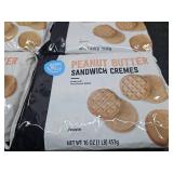 Lot of 4 Happy Belly Peanut Butter Sandwich Cremes - 16oz Pack. BB July 29 2025