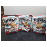 Lot of 3 8oz BagsBeyond Chipz Low-Carb Tortilla Chips - Salty Good Flavor. Bb 11 20 2025