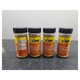 Lot of 4 Lodge Cast Iron Sizzling Citrus Sear Blend Seasoning. BB December 2025