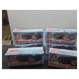 Lot of 6 Boxes. 12Per TWIN-WRAPPED SWISS ROLLS. 72 Total Tasty Treats. BB  August 2025.  Taste Tested By Staff