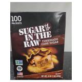 Sugar in the Raw Turbinado 100 Count Box. BB 2030