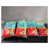 Lot of 4vBiena Hawaiian BBQ Veggie Crisps - 4 oz Bags  BB August 23 2025