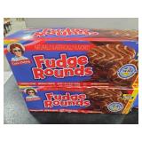 Lot of 4 Boxes 12 Per Little Debbie Fudge Rounds Summer Edition Big Pack. BB August  10 2025