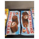 Lot of 6 Boxes ! Little Debbie Snacks Collection - Nutty Buddy, Swiss Rolls, and Zebra Cakes. BB July and August 2025.