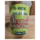 Lot of 5 !G-Box Freeze Dried Tajin Chamoy Pickle Chips. Pickle Lovers Bid NOW!