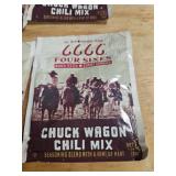 Lot of 10 -6666 Four Sixes Chuck Wagon Chili Mix. BB 2027