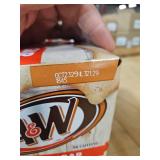 Lot of 4  2 Cases! A&W Zero Sugar Root Beer 12-Packs. 48 Total Cans  BB Oct 26 2025