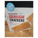 Lot of 6 Boxes Happy Belly Cinnamon Graham Crackers - BB July 26 2025