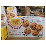 Loz of 8 Simple Mills Gluten-Free Chocolate Chip Cookies. BB Aug 4 2015