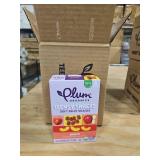 Case of 8 Boxes. 5 per Box 40 Total Packs- PLUM TEENSY FRUITS TOTS SNACKS PEACH.  BB September 27 2025.