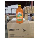 Case Pack of 8- V8 Splash Orange Pineapple Juice 64 oz Bottles. BB September 18 2025