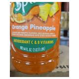 Case Pack of 8- V8 Splash Orange Pineapple Juice 64 oz Bottles. BB September 18 2025