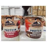 Quaker Instant Oatmeal Express Cups  10g Protein  2 Flavor Variety Pack  12 Packs. BB 8 19 2025. Maple Brown Sugar and Cranberry Almond