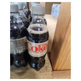 CASE PACK 24 Diet Coke Caffeine Free Bottles - 16 oz Bottles. BB July 2025