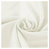 6 Pack Ivory Round Tablecloths 90 Inches Table Cloth Stain and Wrinkle Resistant Washable Polyester Table Cover Fabric for Party, Wedding,Dining,and Banquet Decoration