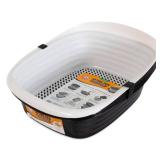 Arm & Hammer Large Sifting Litter Box Scoop Free Cat Litter Tray with Microban, Made in USA