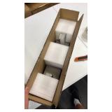 Bicrink Brushed Nickel Vanity Lights for Bathroom - 3 Light Vanity Light Fixture - Dimmable LED Wall Sconces - Daylight 5500K - Elegant Bath Light Fixtures for Over Mirror