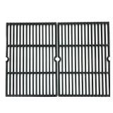 Direct Store Parts DC116 18 1/4 Inch Grid Grate Replacement for Charbroil, Coleman, Kenmore, Master Forge, Thermos, Uniflame, Master Forge and Others, 2 PCS Porcelain Coated Cast Iron Cooking Grid