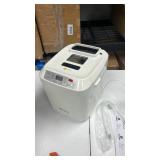 Bread Machine, Kitchen in the box 2LB 12-IN-1 Bread Maker, Gluten-Free Setting, Auto Fruit Nut Dispenser & Nonstick Pan, 2 Loaf Sizes,13H Reserve & 1H Keep Warm (White)