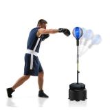 Cobra Reflex Bag, Fast Action Punching Bag with Stand, Adjustable Height Boxing Trainer with Spring-Mounted Ball, Punching Bags for Adults and Teens, Home Gym Boxing Equipment