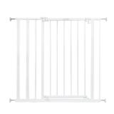 Summer Infant Everywhere Extra Tall & Extra Wide Pet and Baby Gate, 28.75\" - 39.75\" Wide, 36\" Tall, Pressure and Hardware Mounted, Install In-Between Rooms, Doorways and Stairways - White Metal