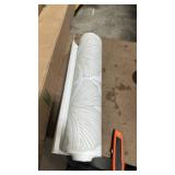 Tempaper x Novogratz Waverly White Feather Palm Removable Peel and Stick Wallpaper, 20.5 in X 16.5 ft, Made in The USA