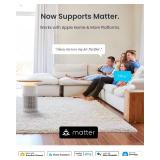 SwitchBot 4 in 1 Air Purifiers Table with Matter, Up to 3620 ftÂ², H13 HEPA Pet Filter, Wireless Charging, Washable Pre-filter, 10 RGB Colors, Work with Apple Home, Alexa, GoogleHome, HomeAssistant
