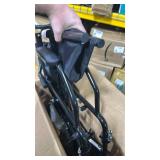 Medline Ultra Lightweight Transport Wheelchair for Adults, Foldable, 19-Inch Seat Width, Black Frame, Black Upholstery