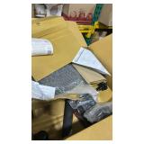 Office Star Drafting Chair with Backless Saddle Seat and Angle Adjustment, Pneumatic Height Adjustment from 19\" to 24\", Black Vinyl